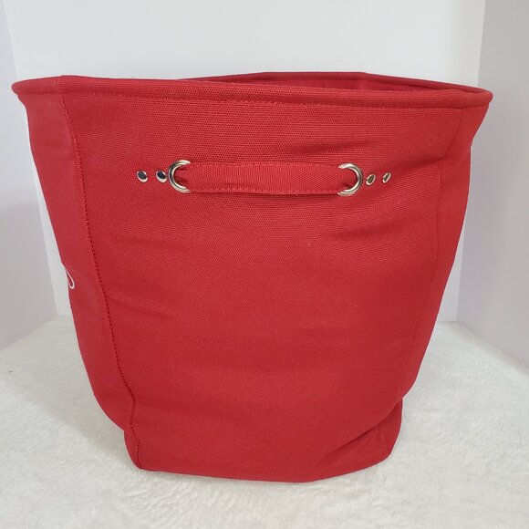 Toy Storage Burgandy Red Basket with Reinforced Handles to keep Toys In - Picture 2 of 9